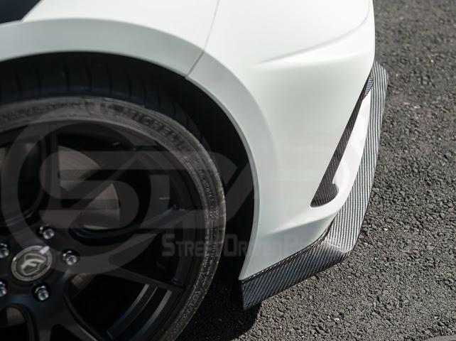2020-Up Corvette C8 STINGRAY & Z51 | Z06 Z07 Package CARBON FIBER Front Bumper Lip Splitter Ground Effects